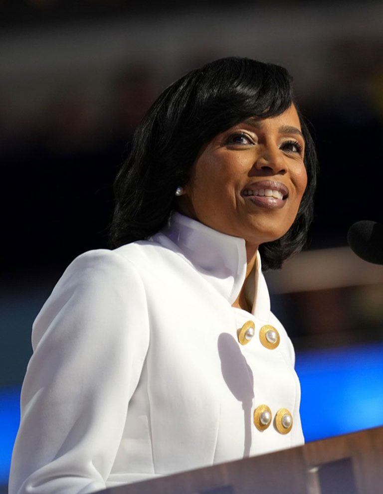 Angela Alsobrooks Maryland Democratic Senate Candidate speaks DNC Chicago August 2024